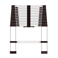 Escalera telescópica de aluminio de 4.1 m con sistema de cierre suave EN131-6 ANSI Warenwet AS / NZS CAN3-Z11-M81